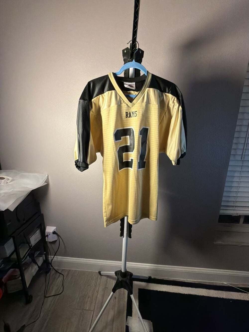 Teamwork Rams 21 Football Jersey Gold Black